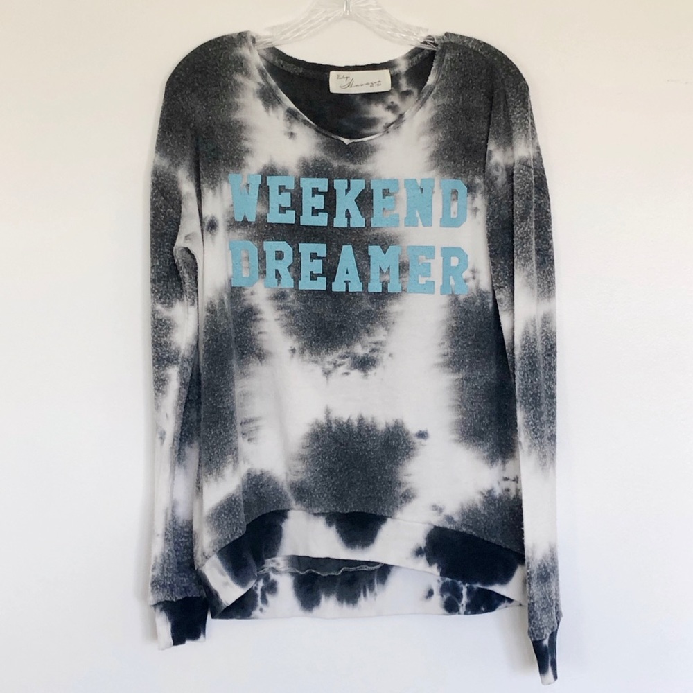 Vintage Havana Black White Graphic Sweatshirt Small